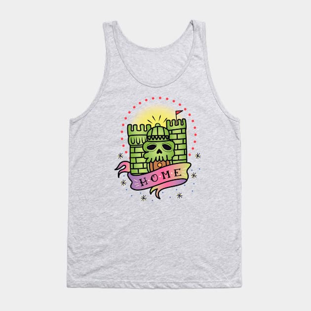 Tatto Castle Greyskull Tank Top by LADYLOVE